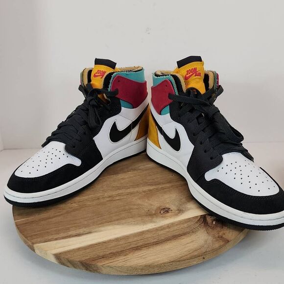 Nike Air Jordan 1 Zoom Comfort High Multi-Color Men's Size 10.5 - Picture 7 of 11